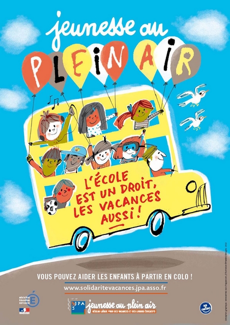 affiche jeunesse au plein air