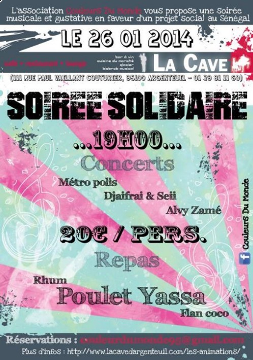 affiche soiree solidaire