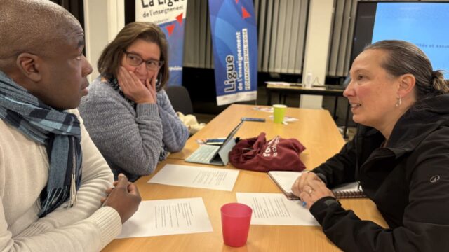 Bénévoles en formation